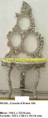 Silver Console & Mirror Frame